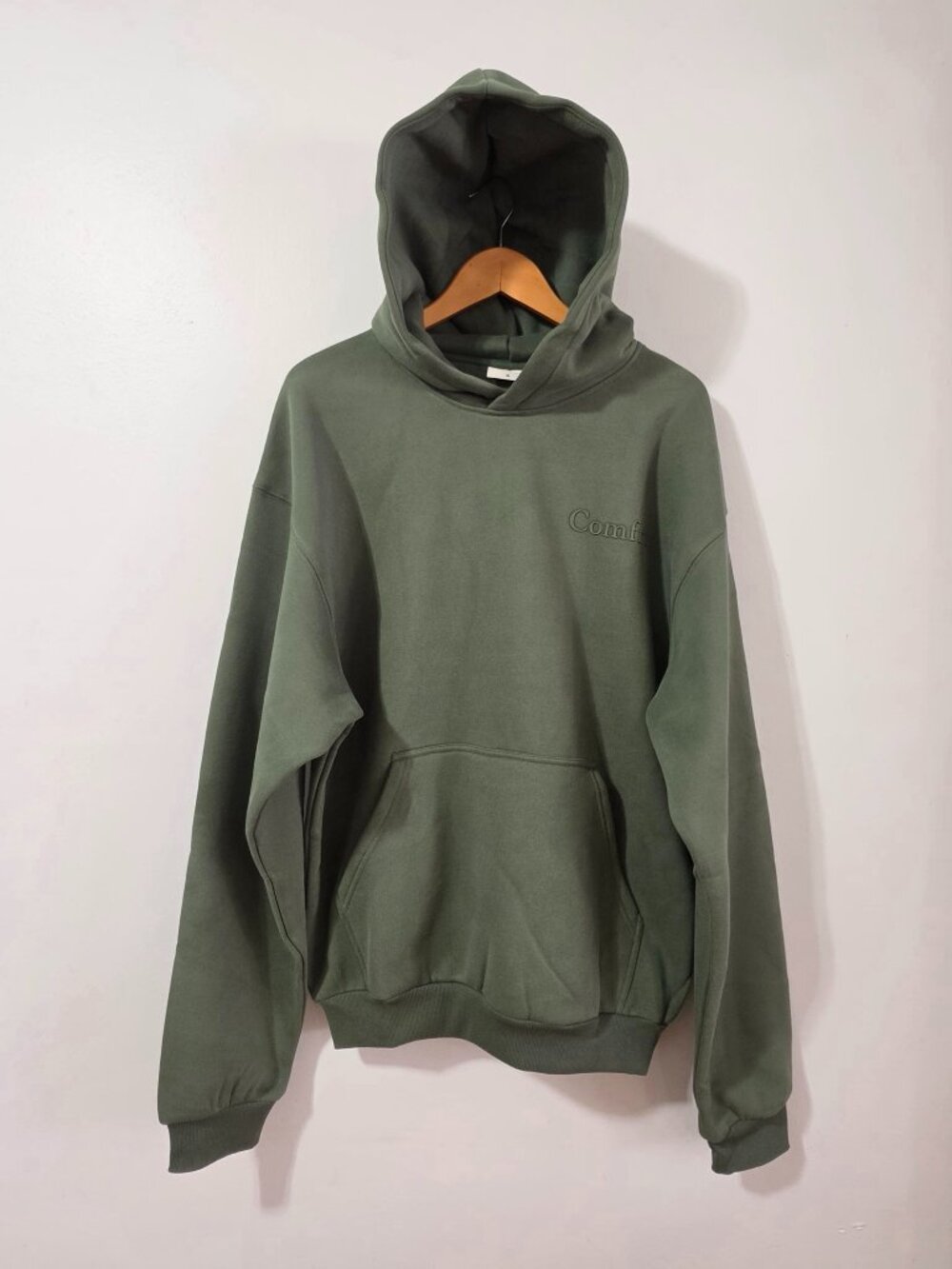 Comfrt Minimalist Hoodie - Forest - Size M - KJHU46 - Picture 3 of 9
